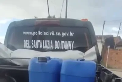 Polícia Civil apreende combustível armazenado irregularmente em Santa Luzia do Itanhy