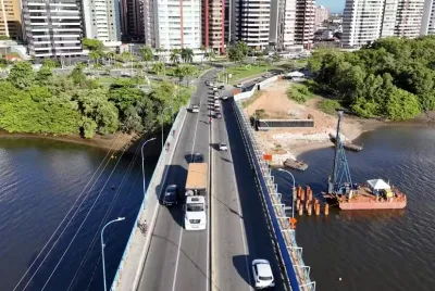 Trânsito na Ponte Godofredo Diniz em Aracaju terá alterações a partir desta quarta