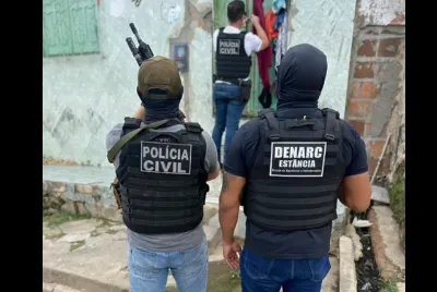 Delegacia Regional de Estância desarticula ponto de tráfico e prende duas pessoas em flagrante