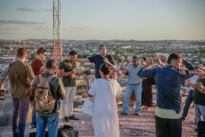 Batalhão da Restauração prepara espaço de oração no Monte do Lamarão