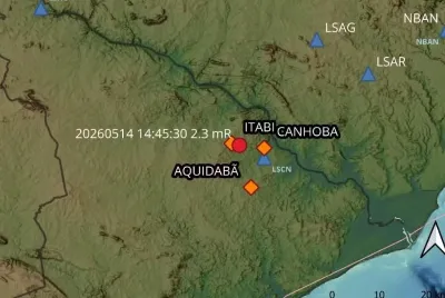 Tremor de terra assusta moradores de três cidades do interior de Sergipe