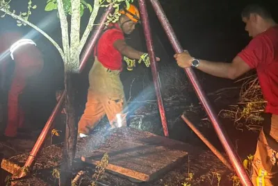 Ossada é encontrada dentro de cisterna em Estância