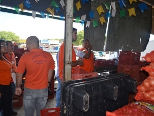 Defesa Civil e Vigilância Sanitária fiscalizam Ceasa de Aracaju