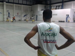 Seleção do Aracaju Futsal treina visando o Joinville