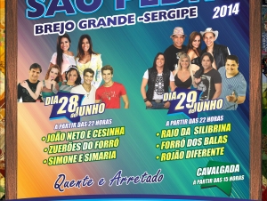 São Pedro de Brejo Grande terá grande programação