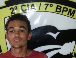 7° BPM prende homem acusado de efetuar furto no município de Tobias Barreto