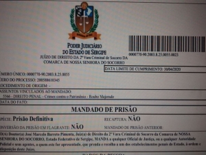 PRF cumpre mandado de prisão na região metropolitana