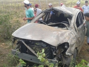 Uma pessoa morre em capotamento em Nossa Senhora da Glória