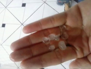 Chuva de granizo não causou danos em Poço Redondo