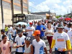 Salgado: Secretaria Municipal de Saúde realiza caminhada em Combate à Dengue e à febre Chikungunya