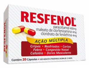 Anvisa proíbe venda do antigripal Resfenol