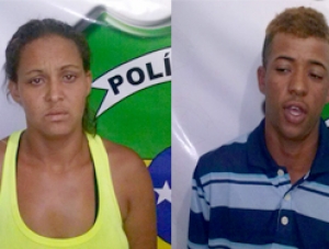 Casal de traficantes é preso em Salgado