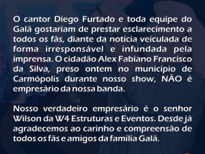 Falso empresário do Galã do Brega é preso durante show em Sergipe