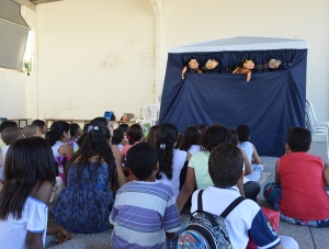 Paróquia Santa Luzia recebe Teatro de Bonecos do Guarda Cidadã