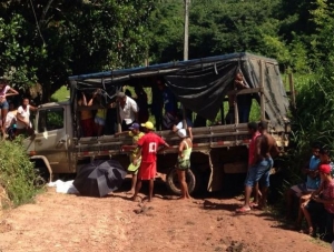 Mulher morre ao ser atropelada por caminhão em São Cristóvão