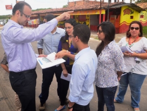 Prefeitura de Socorro e equipe técnica do Estado avaliam revitalização da prainha do Porto Grande