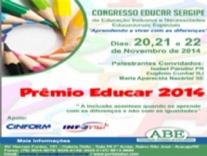 Sergipe sediará Congresso de Educação Inclusiva