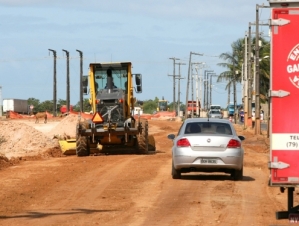 Chuvas atrasam obras do aeroporto