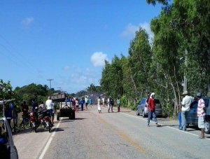 Moradores do Abaís liberam pista após protesto