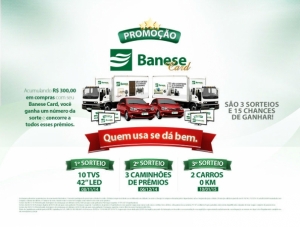 Cartão Banese Card estimula compras no comércio