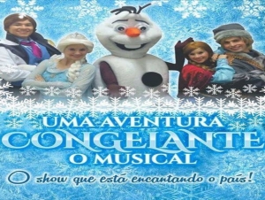 Frozen espetáculo infantil acontece no dia 11