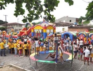 Prefeitura de Salgado promove atividades recreativas em comemoração ao Dia das Crianças