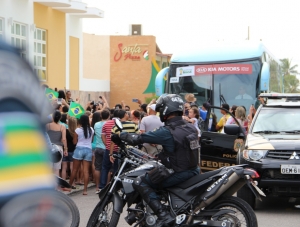 Clima de paz marca chegada da seleção grega em Aracaju