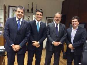 Em Brasília: Sergio e Fábio Reis discutem desenvolvimento em SE