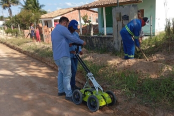 A Deso começou a utilizar o georradar, instrumento que permite visualizar tubulações subterrâneas (Foto: Deso/ Divulgação)