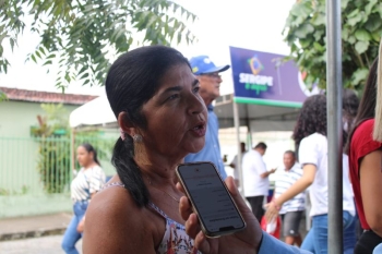 Legenda 2: Geisiane Rosa diz que a ideia é interessante porque utiliza um material que poderia ir para o lixo (Foto: Equipe Deso/ Divulgação)