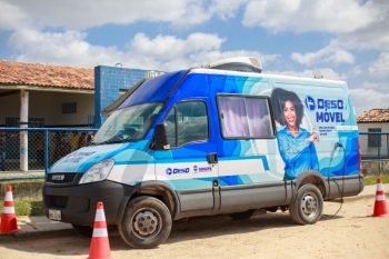 Unidade móvel esteve em Tobia Barreto para facilitar o atendimento (Foto: Ascom Deso)