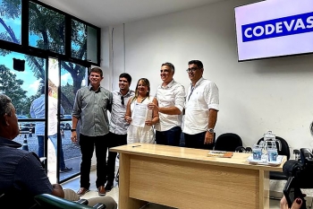 Ato aconteceu na sede da Codevasf (Foto: ASACT/ Divulgação)