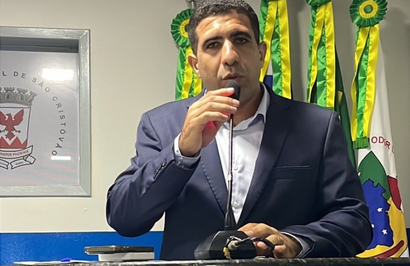 Rafael Sucatão é o novo líder do governo na Câmara Municipal de São Cristóvão