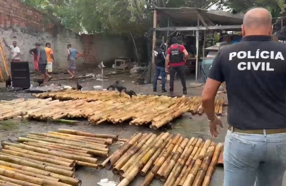 Fábrica ilegal de fogos de artifício é interditada em Estância