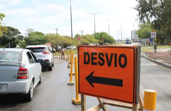 Trânsito na ponte sobre o rio Poxim ficará parcialmente bloqueado na quarta-feira, 4