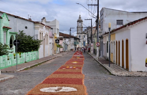 São Cristóvão se prepara para a tradicional confecção dos tapetes de Corpus Christi