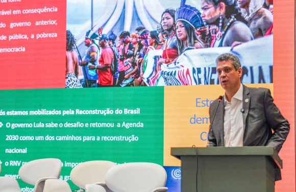 Ministro Márcio Macedo apresenta Relatório Nacional Voluntário sobre ODS à sociedade civil