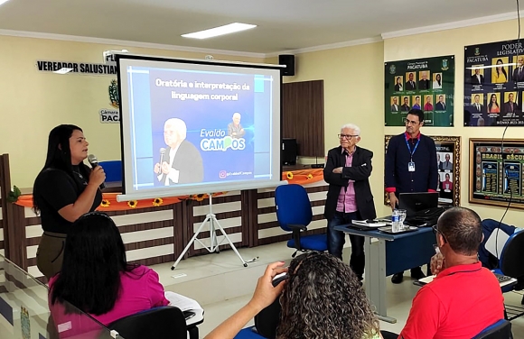 Em parceria com Elese, Câmara de Pacatuba oferta curso de Oratória e Interpretação da Linguagem Corporal