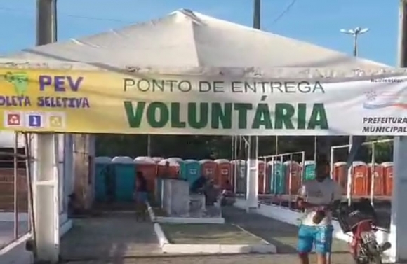 Parceria da Prefeitura de Laranjeiras, Consórcio Público da Grande Aracaju e Associação de Agentes da Reciclagem proporciona coleta seletiva durante o Encontro Cultural