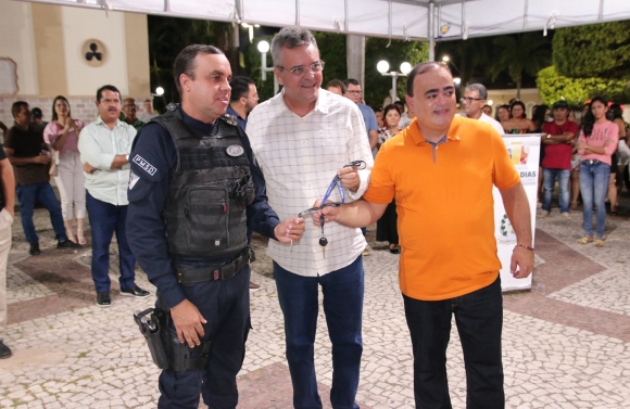 Guarda Municipal de Simão Dias recebe motocicletas adquiridas com recursos de destinados pelo deputado estadual Luciano Pimentel