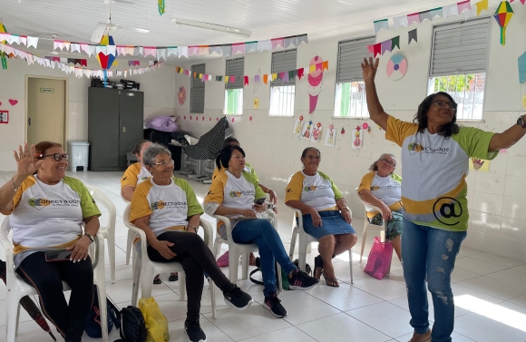 Encerramento da 3ª turma do projeto 'Mais Conectados à Melhor Idade' da CUFA Sergipe