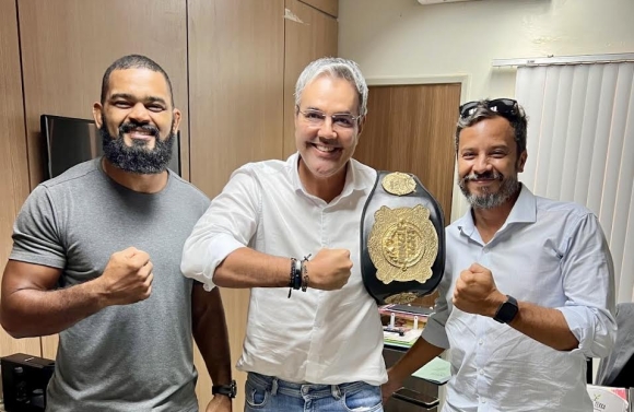 Sérgio recebe campeão internacional de MMA e projeta esporte em Lagarto