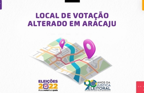 Mudança de local de votação em Aracaju