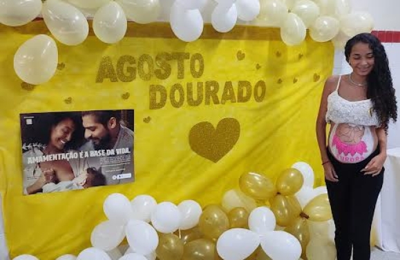 Agosto Dourado: Saúde de Neópolis destaca importância da amamentação