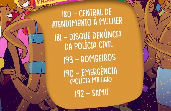 Denúncias de importunação e assédio sexual no Carnaval podem ser feitas ao DAGV