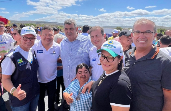 Ao lado governador Fábio Mitidieri, deputado Kaká Santos inaugura ponte entre Tobias Barreto e Itabaianinha