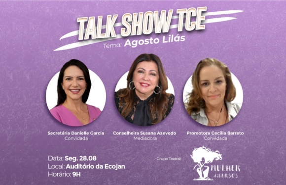 TCE promove ação alusiva ao Agosto Lilás