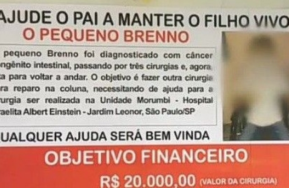 Homem que usava foto de criança para pedir dinheiro é preso