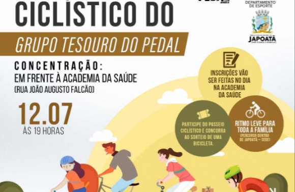 Prefeitura de Japoatã promove passeio ciclístico