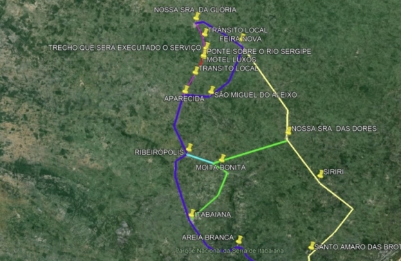 Rodovia SE-175 será interditada no domingo para execução de serviço da Deso